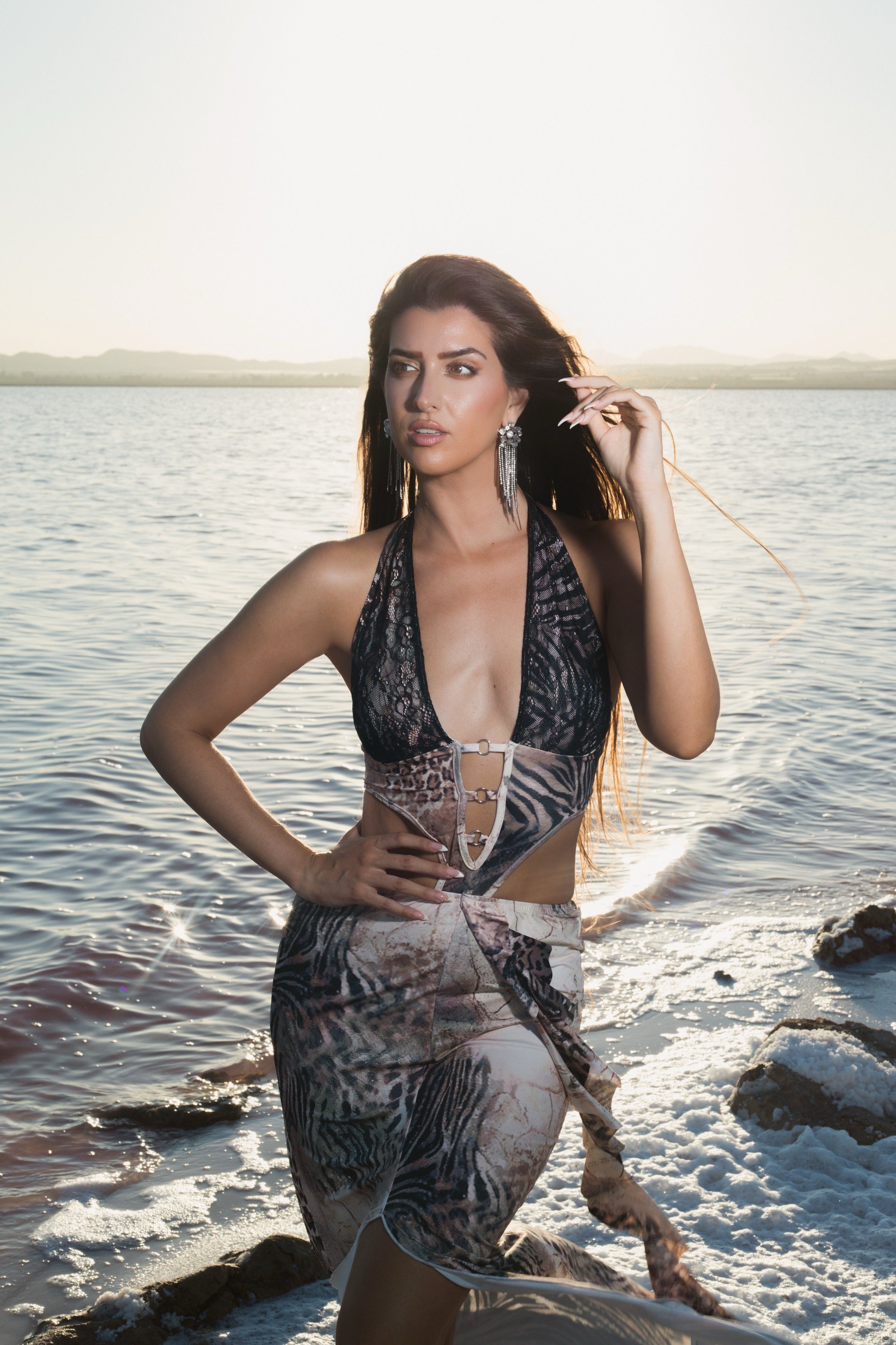 Desire Leopard Maxi Dress