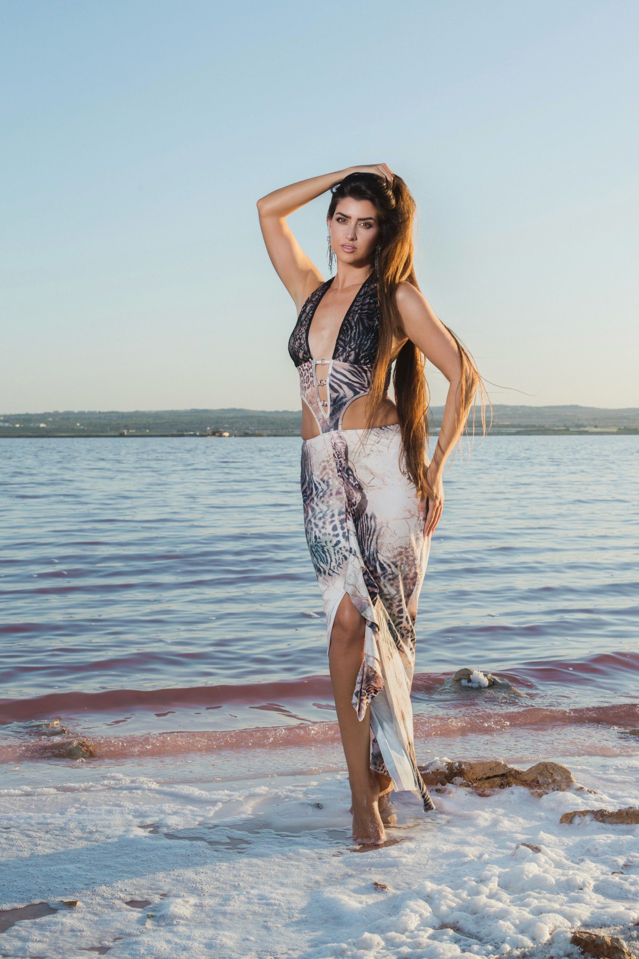 Desire Leopard Maxi Dress