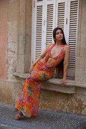 Helena Maxi Dress - Orange