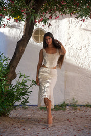 Jeanine Two Piece Skirt Set